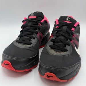 Nike Air Max Run Lite 3 Flywire Running Shoes Black Pink Women's Size 7.5